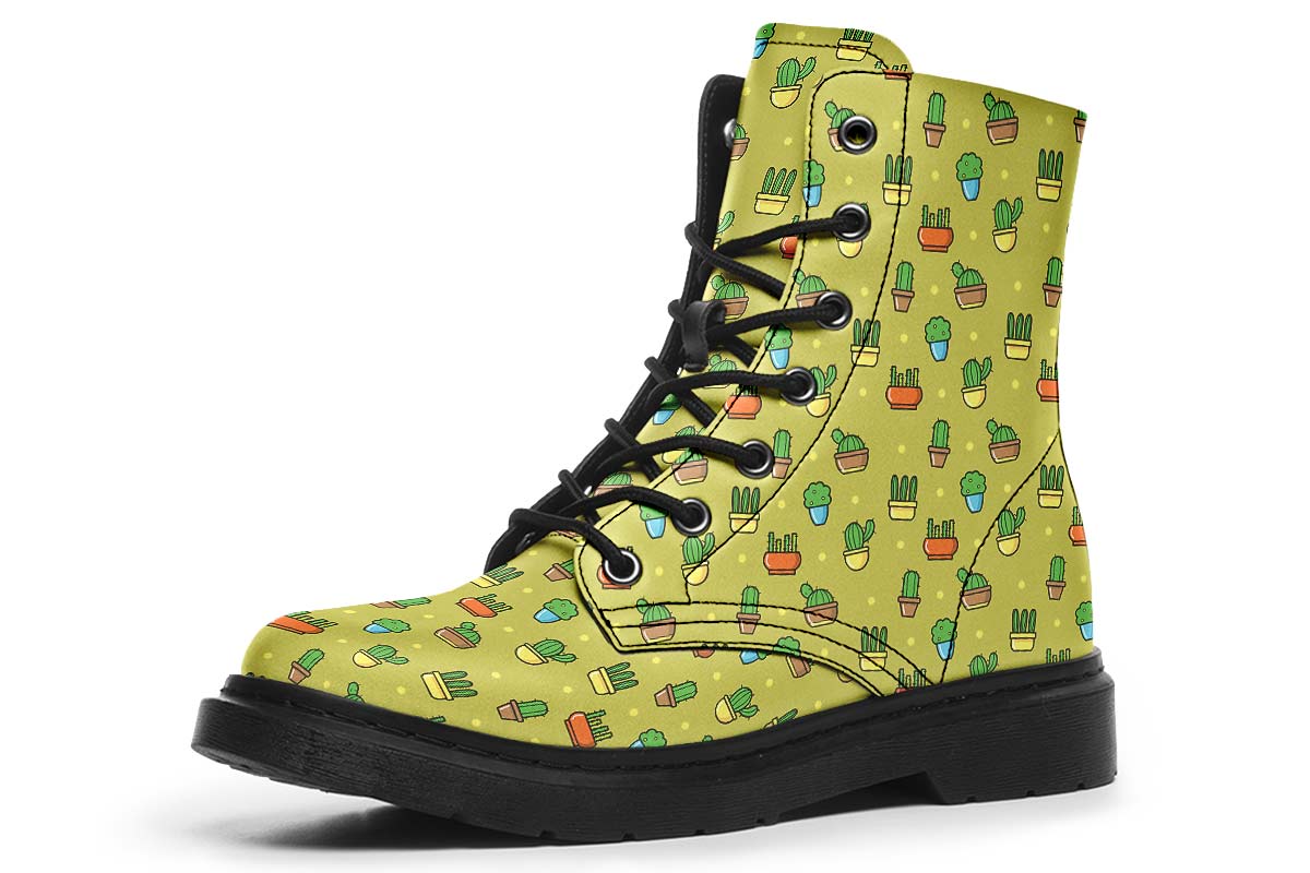 8 Bit Potted Plants Boots