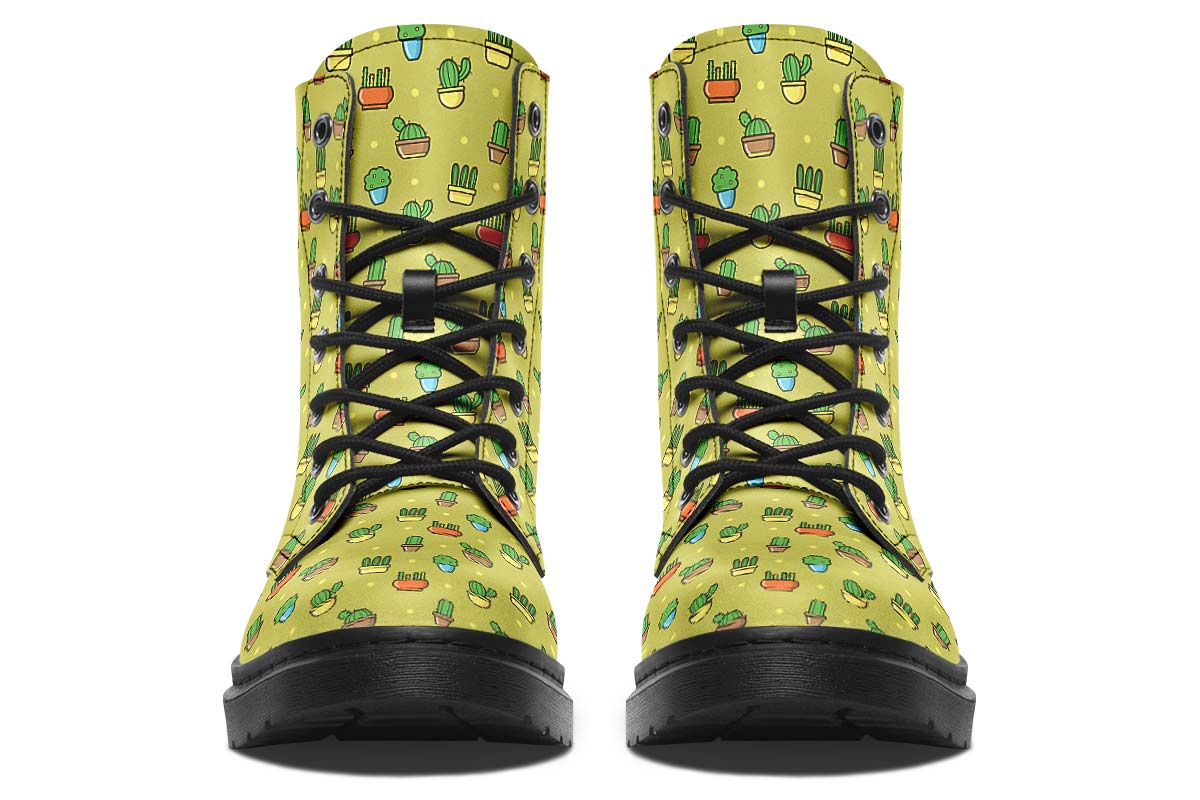 8 Bit Potted Plants Boots