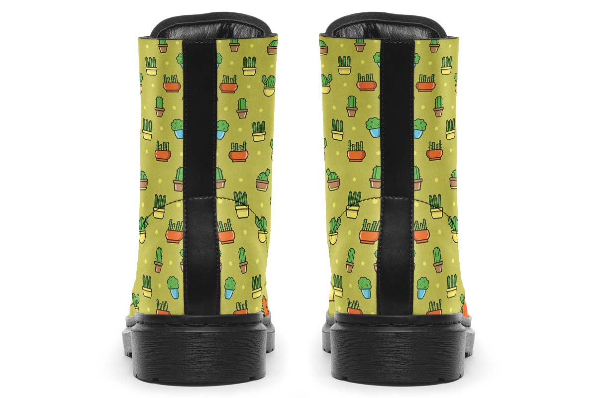 8 Bit Potted Plants Boots