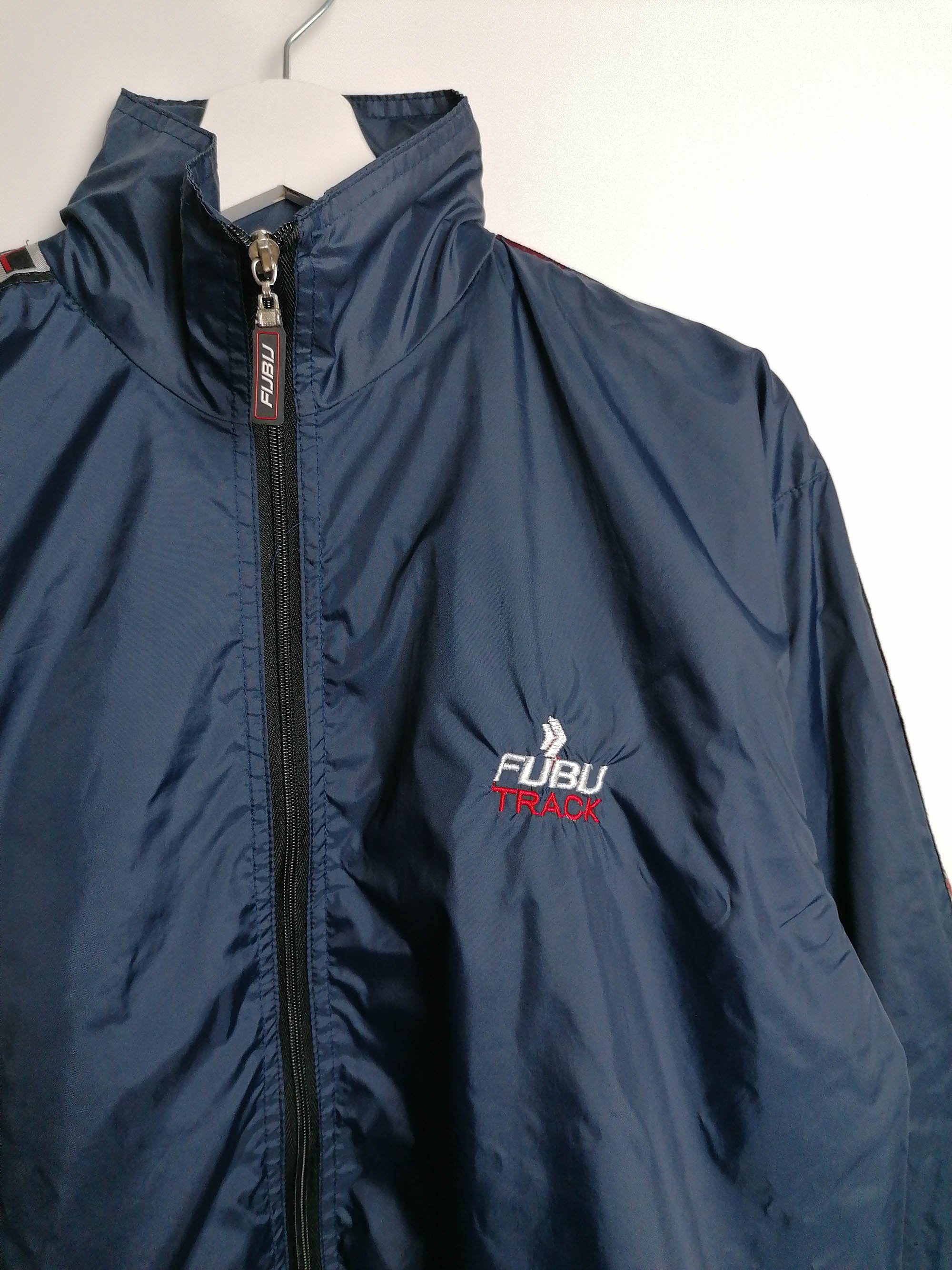 90's FUBU The Collection Windbreaker Tape Logo -  size S-M