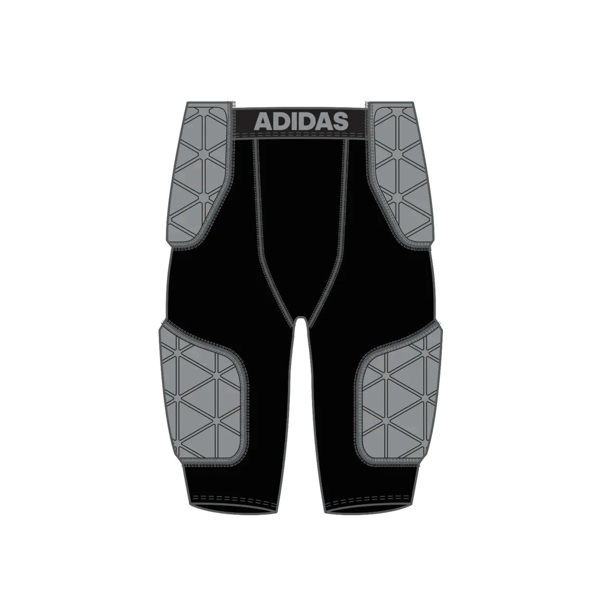 adidas Men's Basketball Padded Girdle Tights