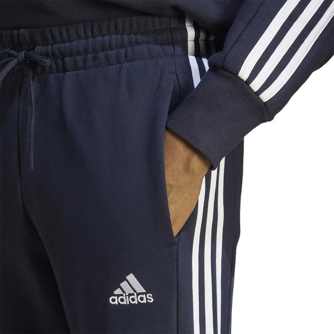 adidas - Men's Essentials French Terry Tapered Cuff 3 Stripes Pants (IC9406)