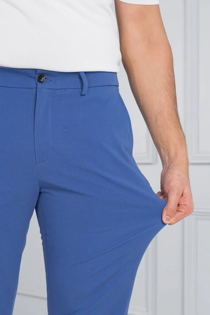 Airforce Blue Stretch Chinos