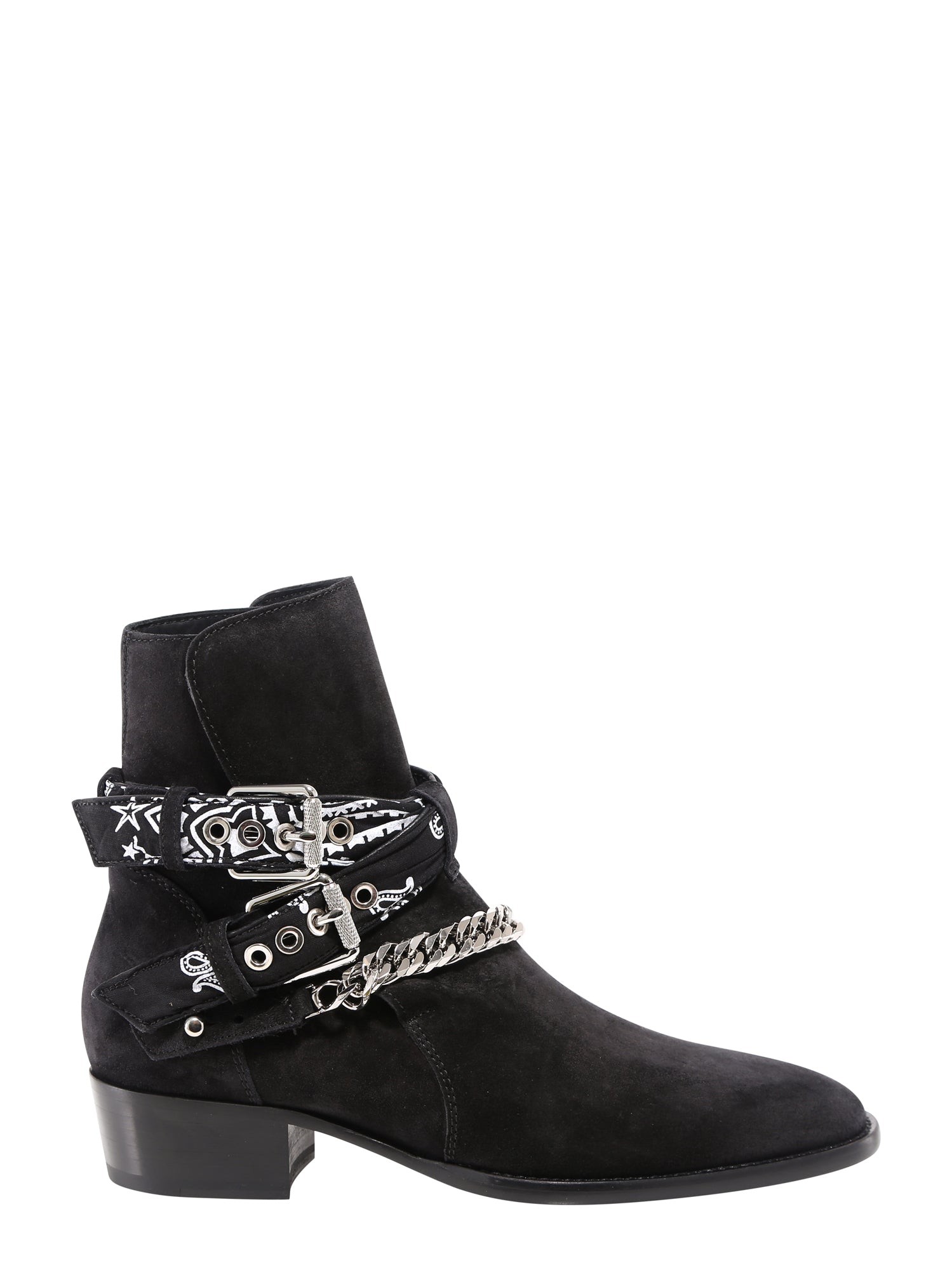 Amiri Bandana Chain Boots