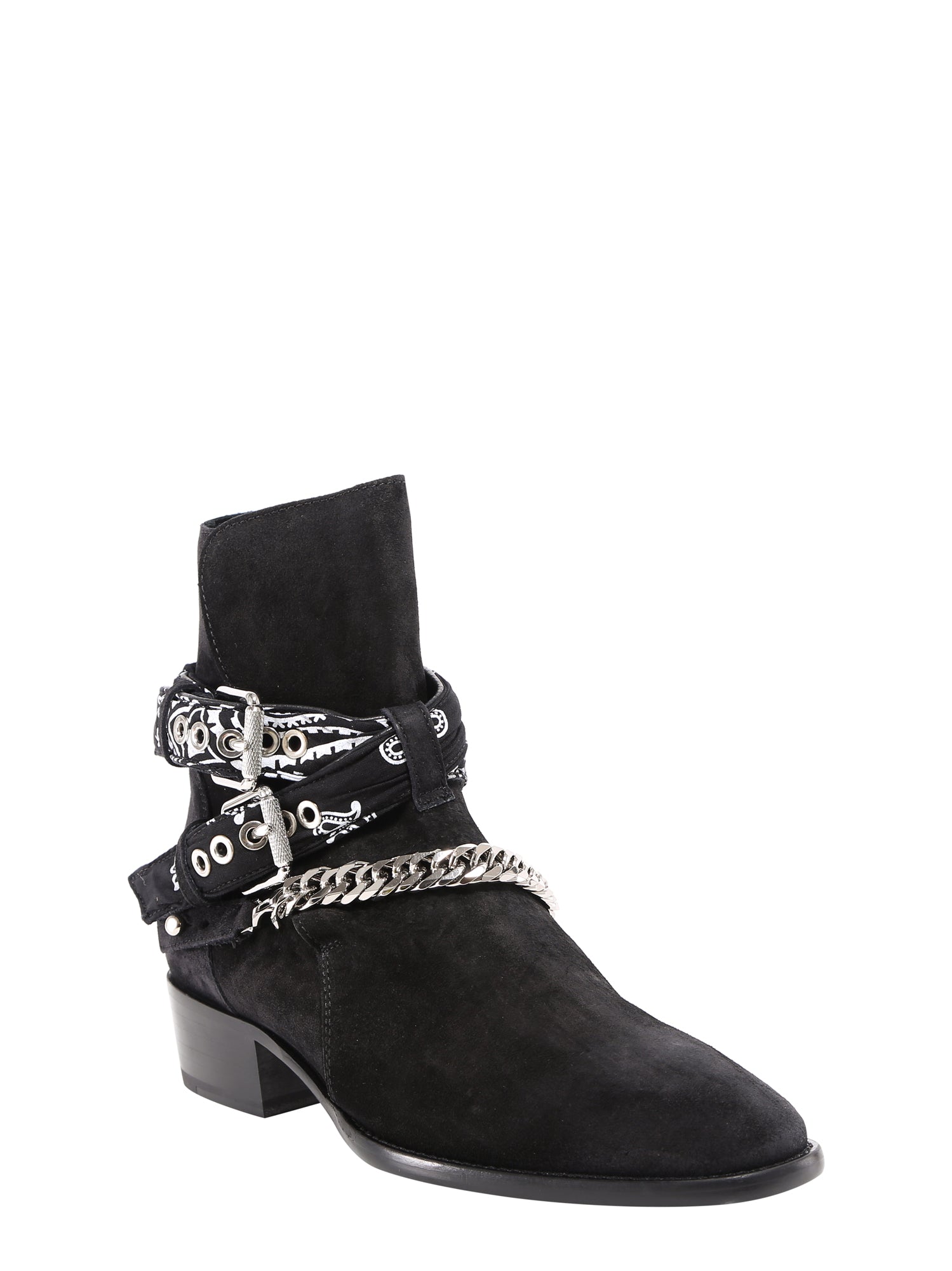 Amiri Bandana Chain Boots