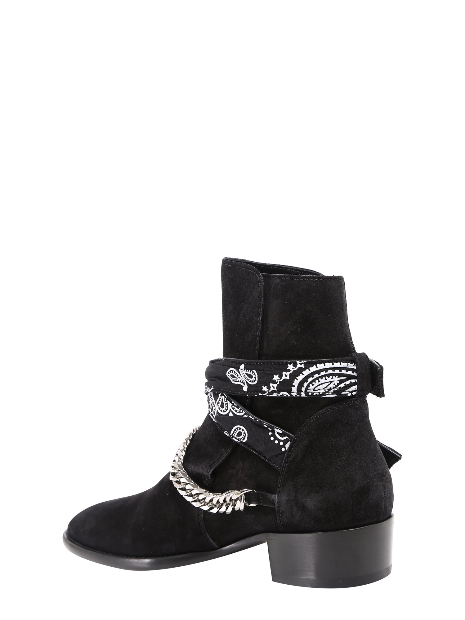 Amiri Bandana Chain Boots