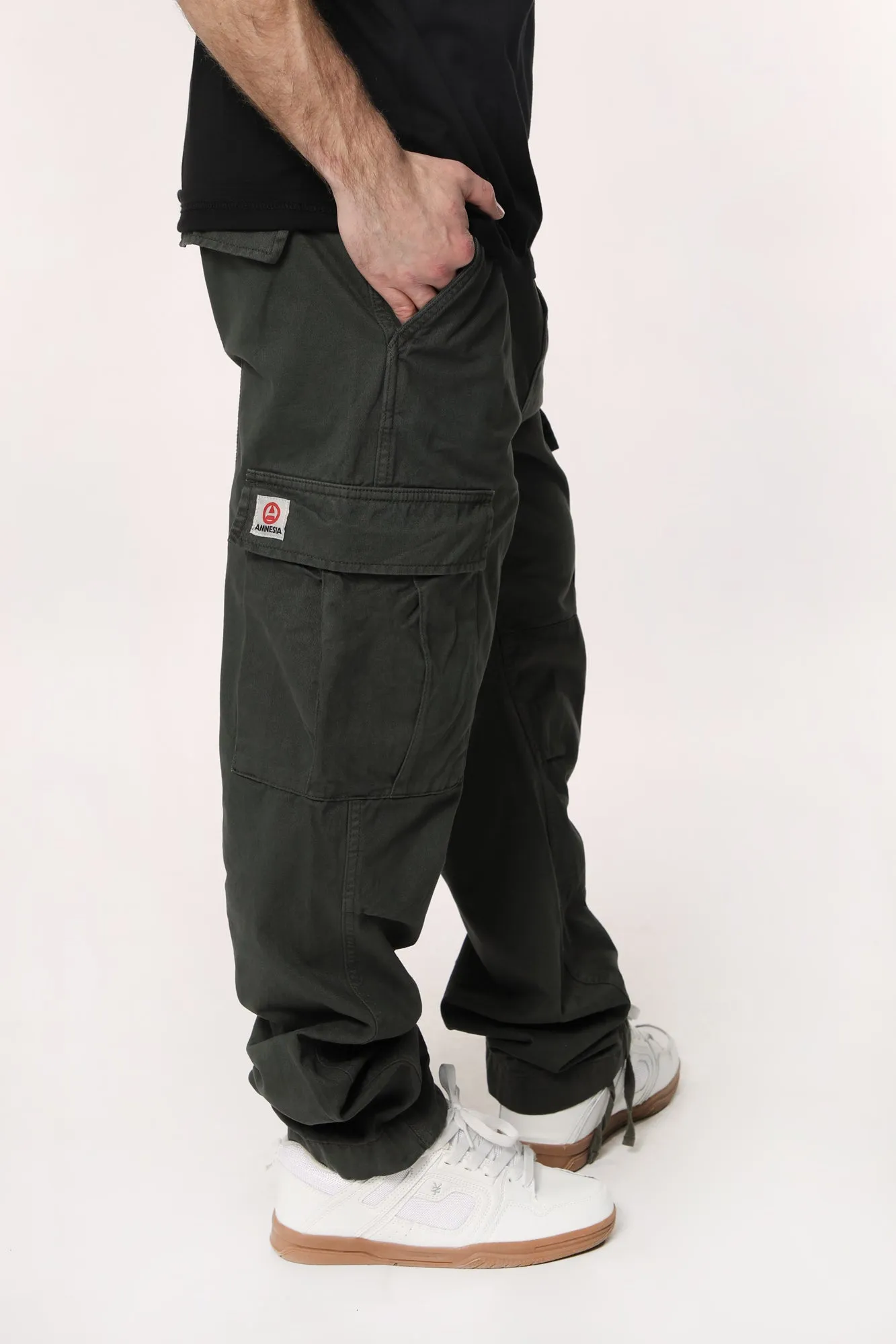 Amnesia Mens Cotton Cargo Pant