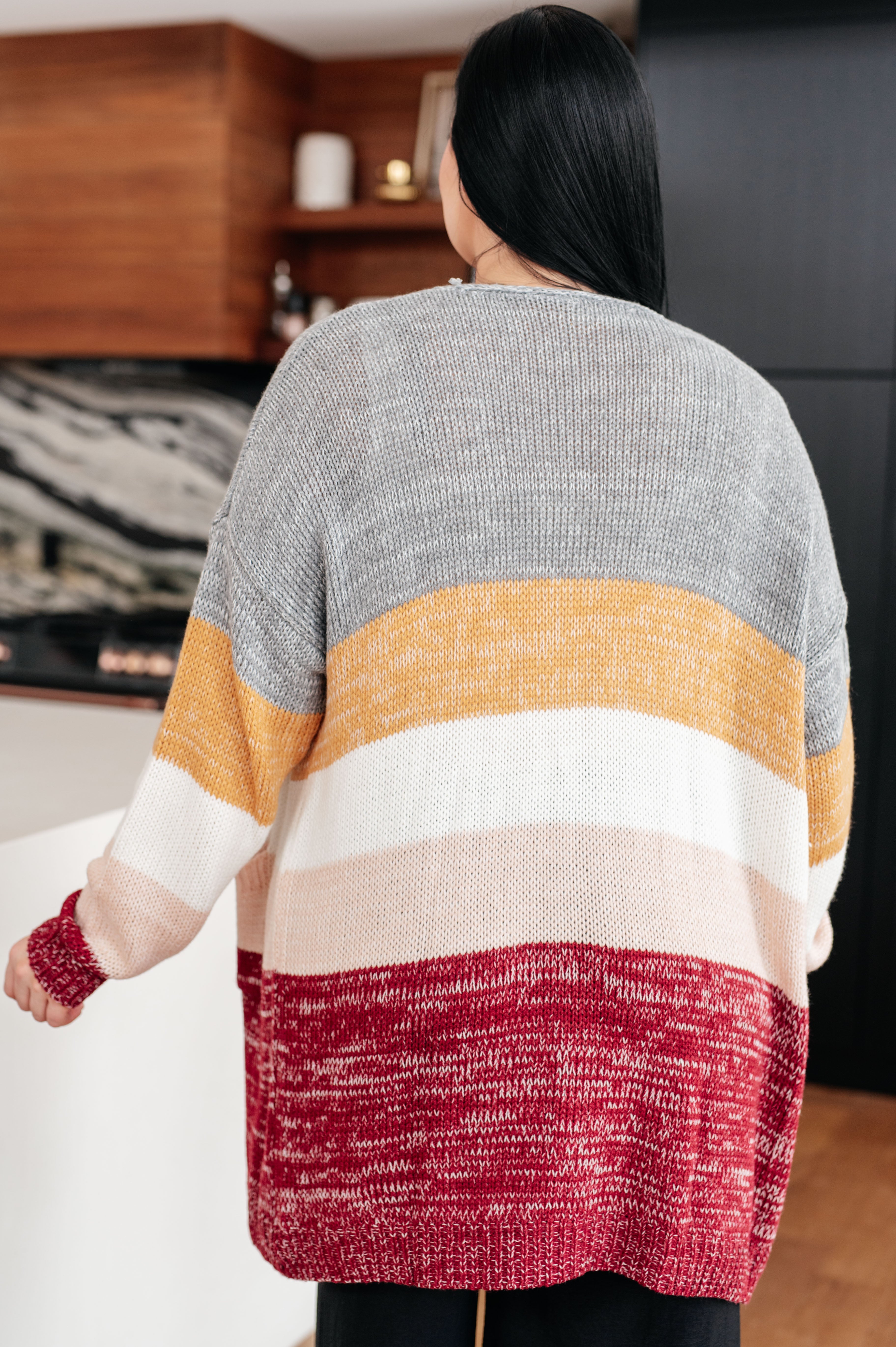 Angelina Color Block Cardigan