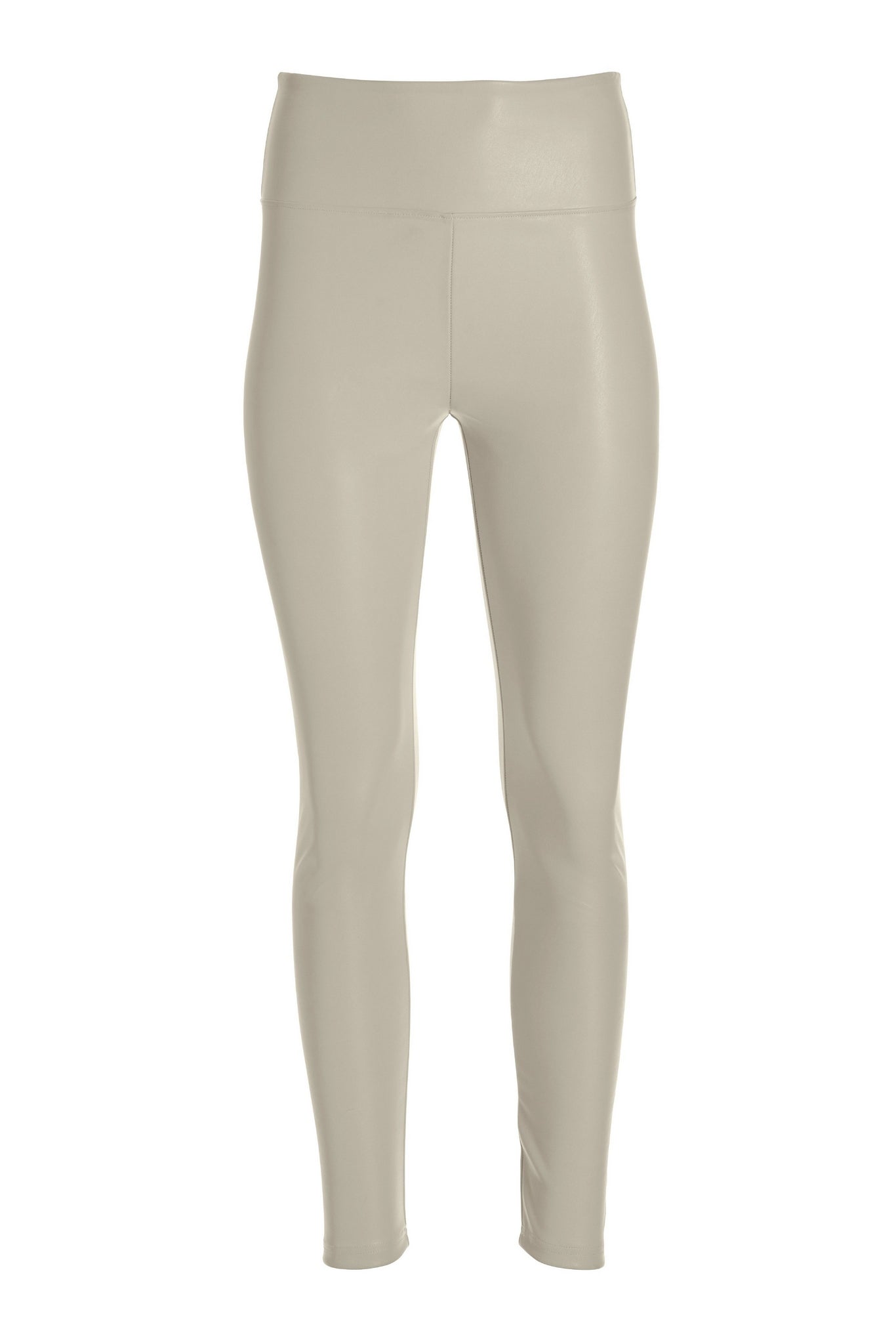 Aspen Faux Leather Pull On Legging Oyster