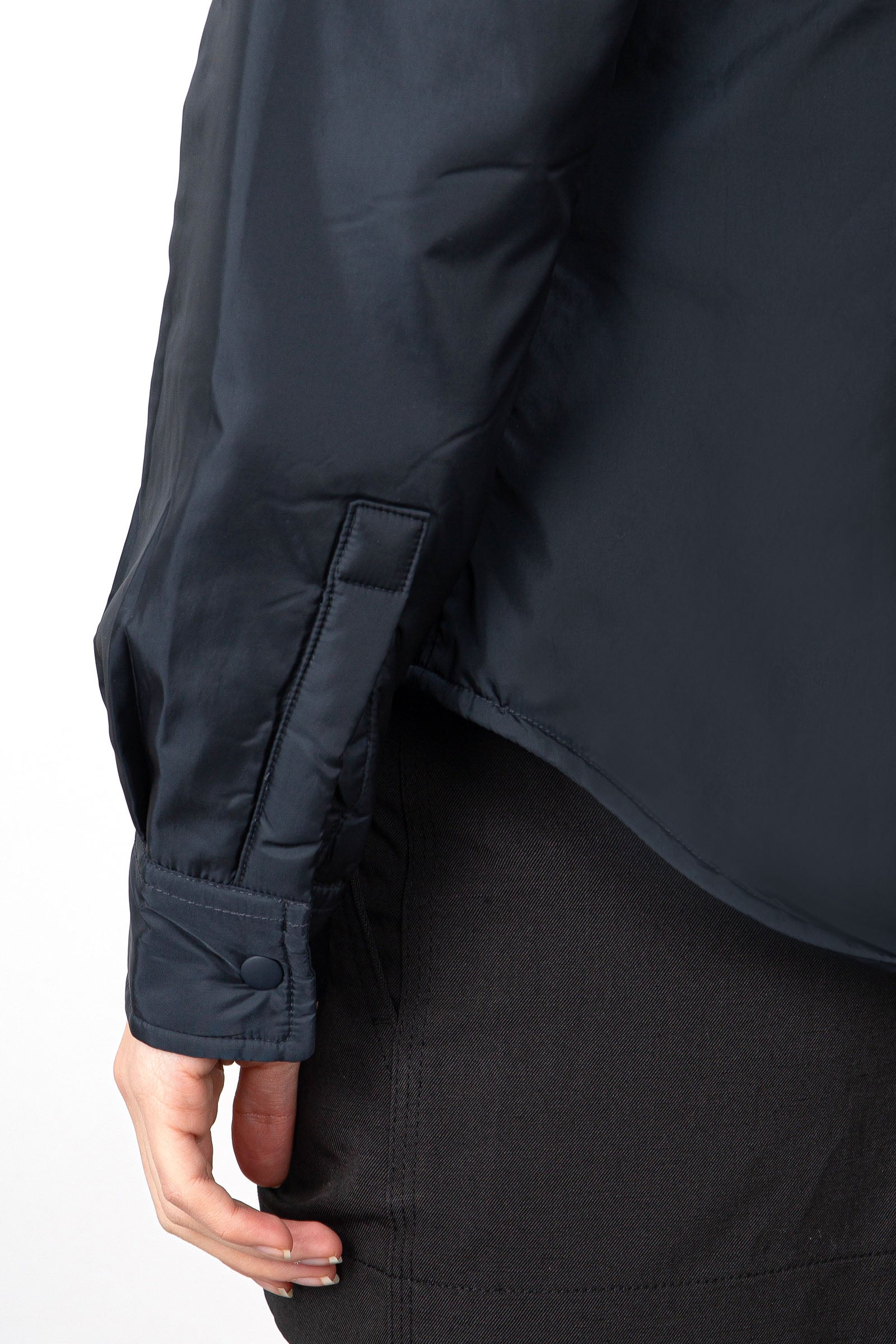 Aspesi Overshirt Glue in Nylon  Blu Navy