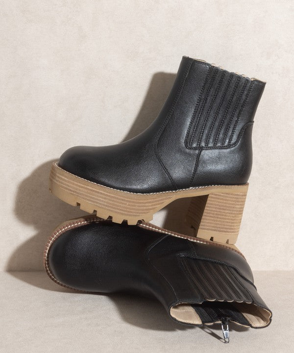 Aubrey Platform Paneled Boots