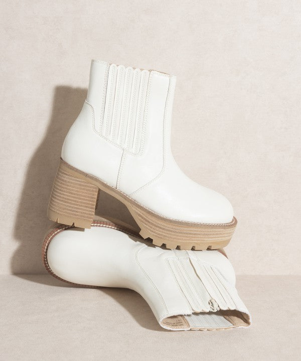 Aubrey Platform Paneled Boots