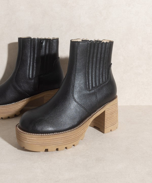 Aubrey Platform Paneled Boots