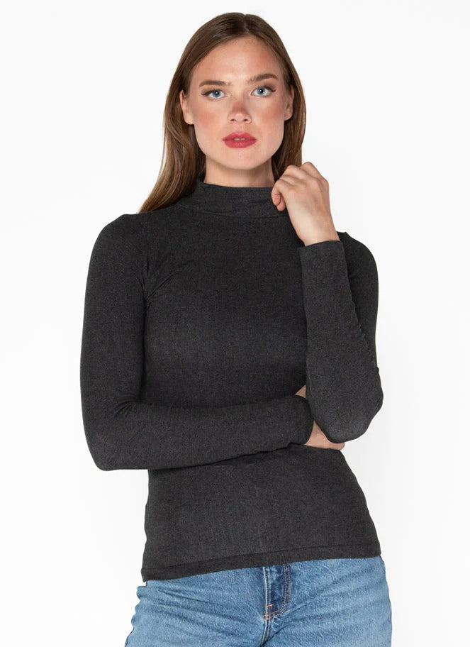 Bamboo Mock Neck Top