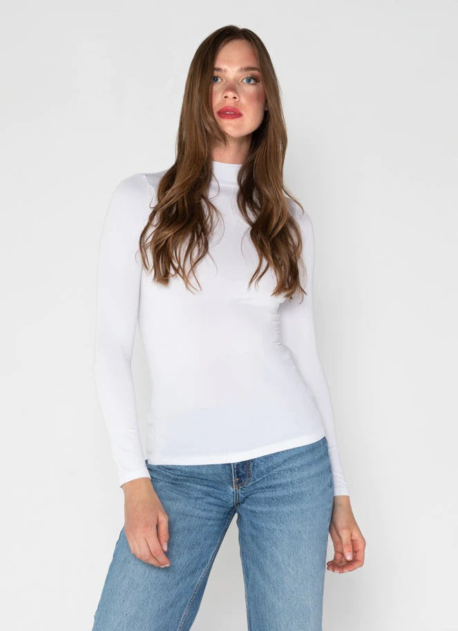 Bamboo Mock Neck Top