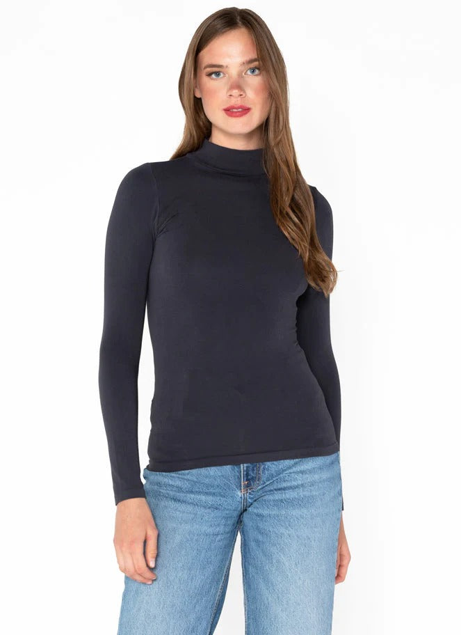 Bamboo Mock Neck Top