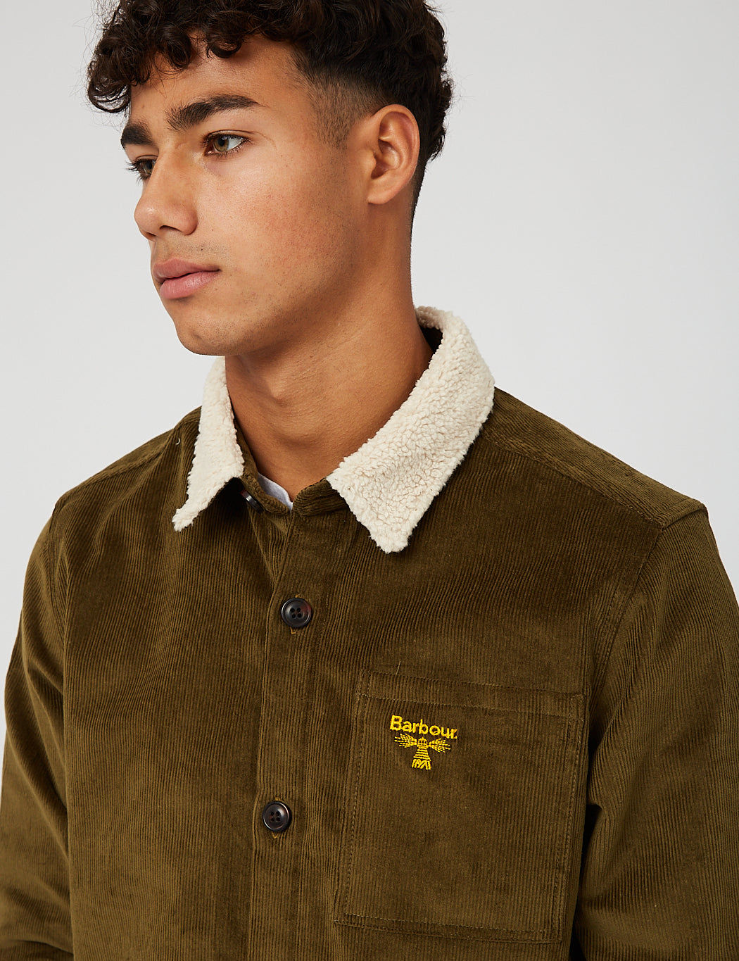 Barbour Beacon Thinford Overshirt - Uniform Green