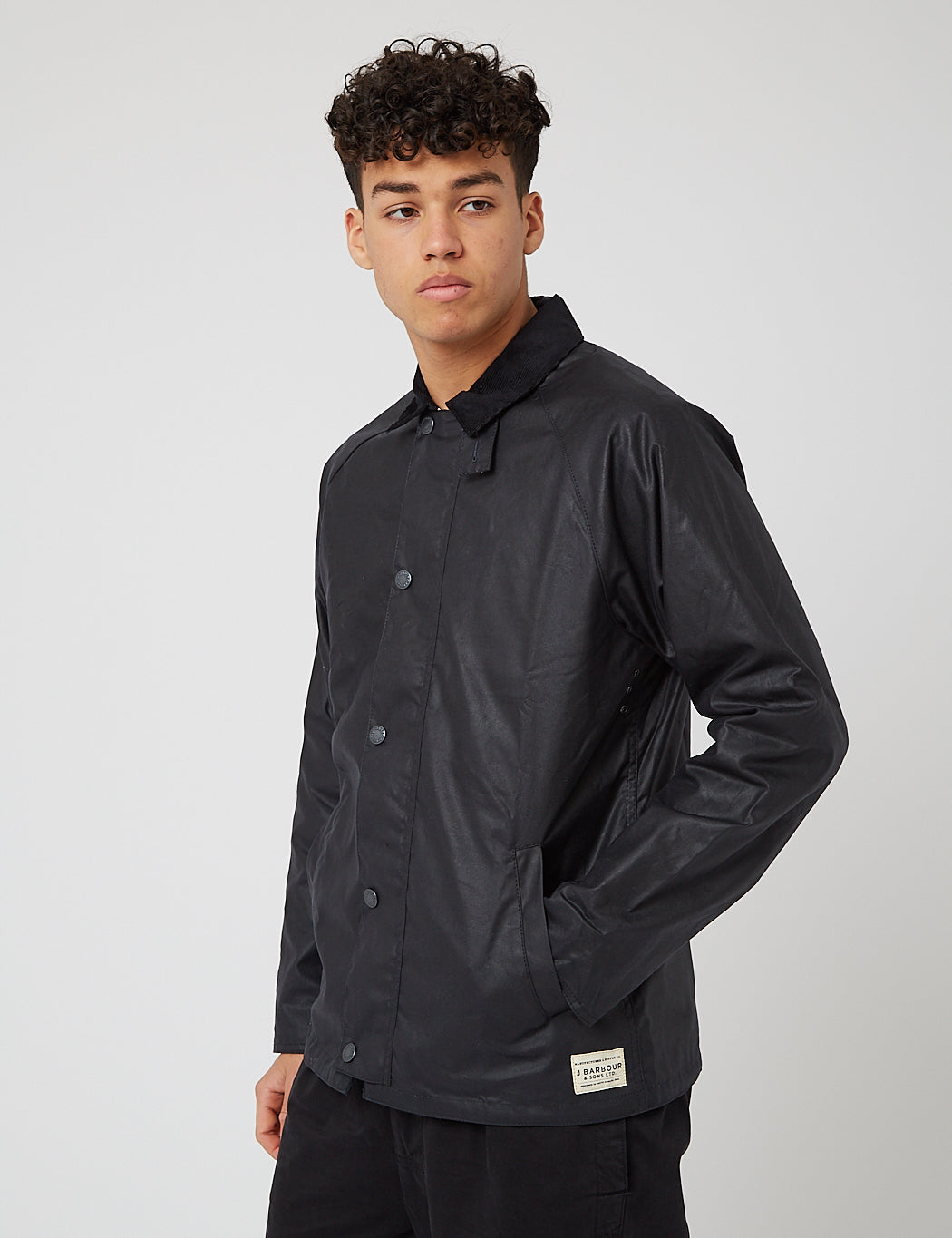 Barbour Gelbin Wax Jacket - Navy Blue