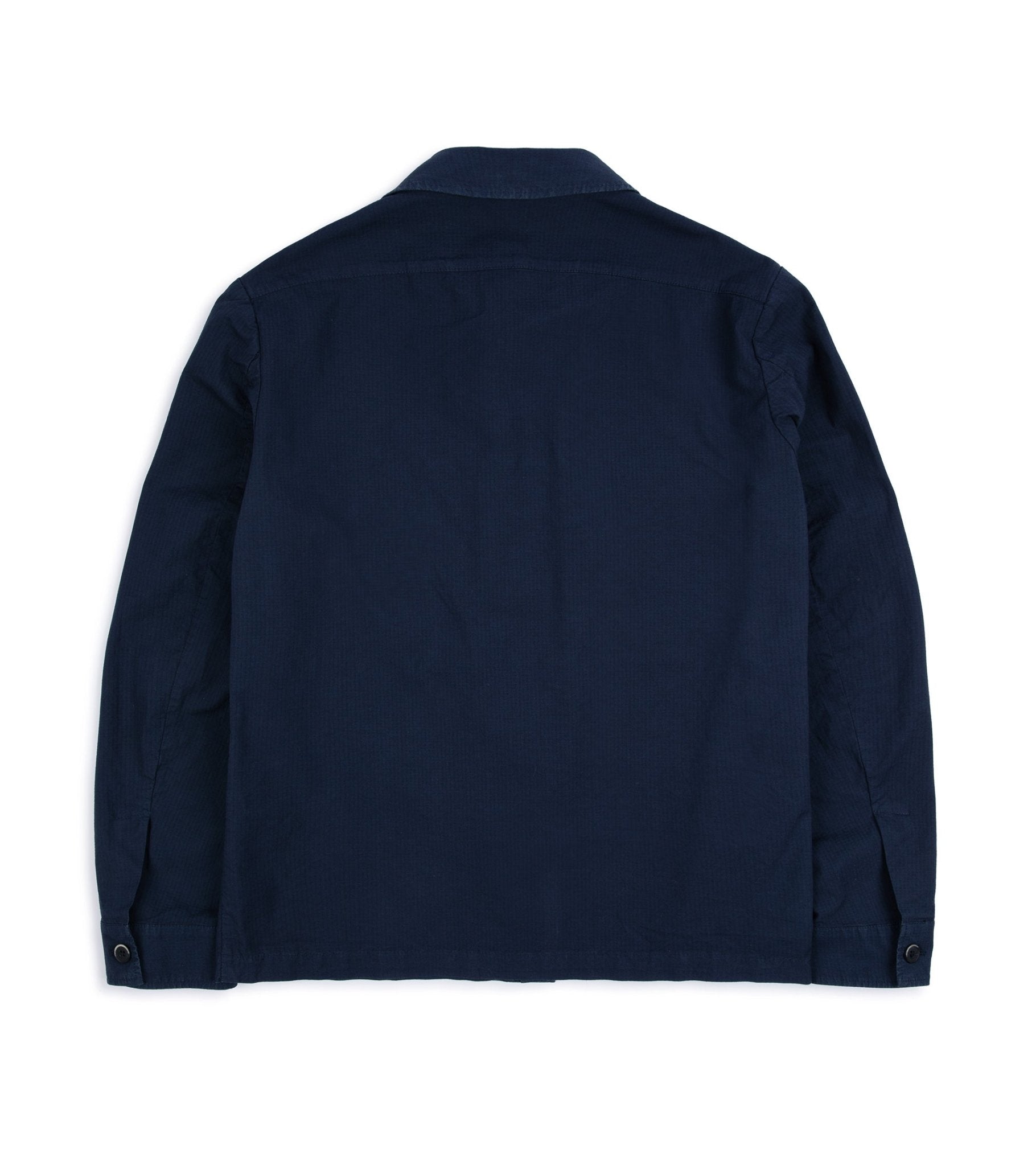 Barena Desco Mariol Ripstop Overshirt: Navy