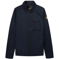 Belstaff  Cotton Gabardine Rail Overshirt Dark Ink