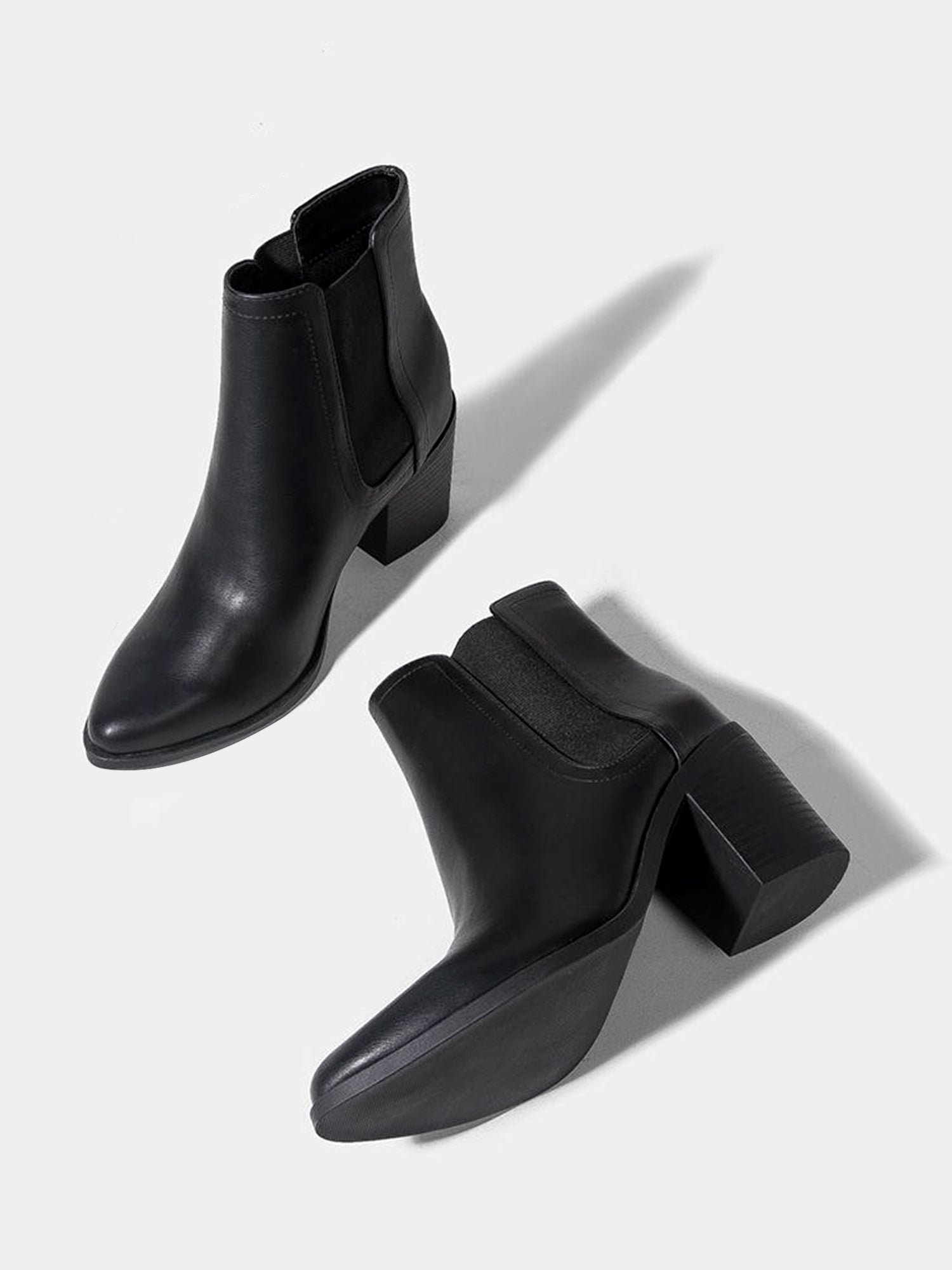 Block Heel Chelsea Boots