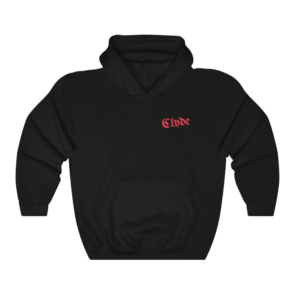 Bonnie And Clyde Back Print Couple Hoodies