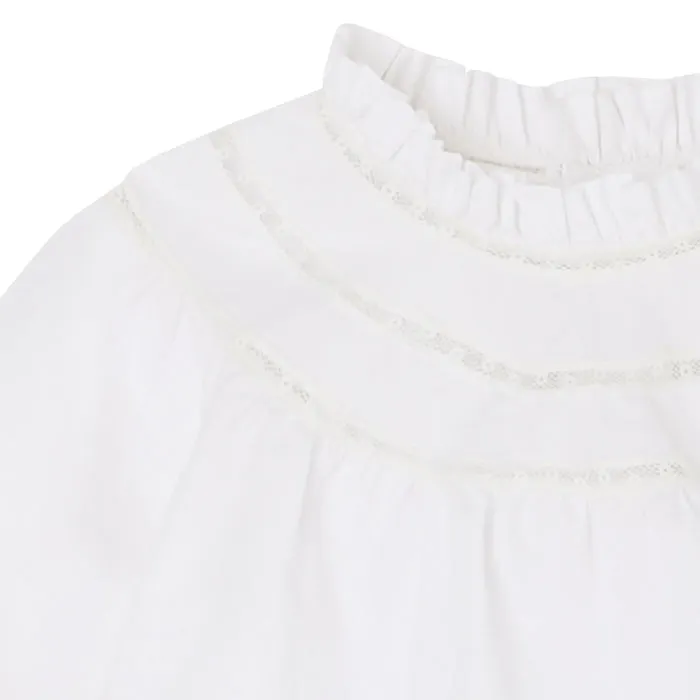 Bonpoint Baby Jelexi Blouse Milk White