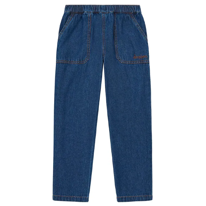 Bonton Child Batcha Pants Blue Raw Denim