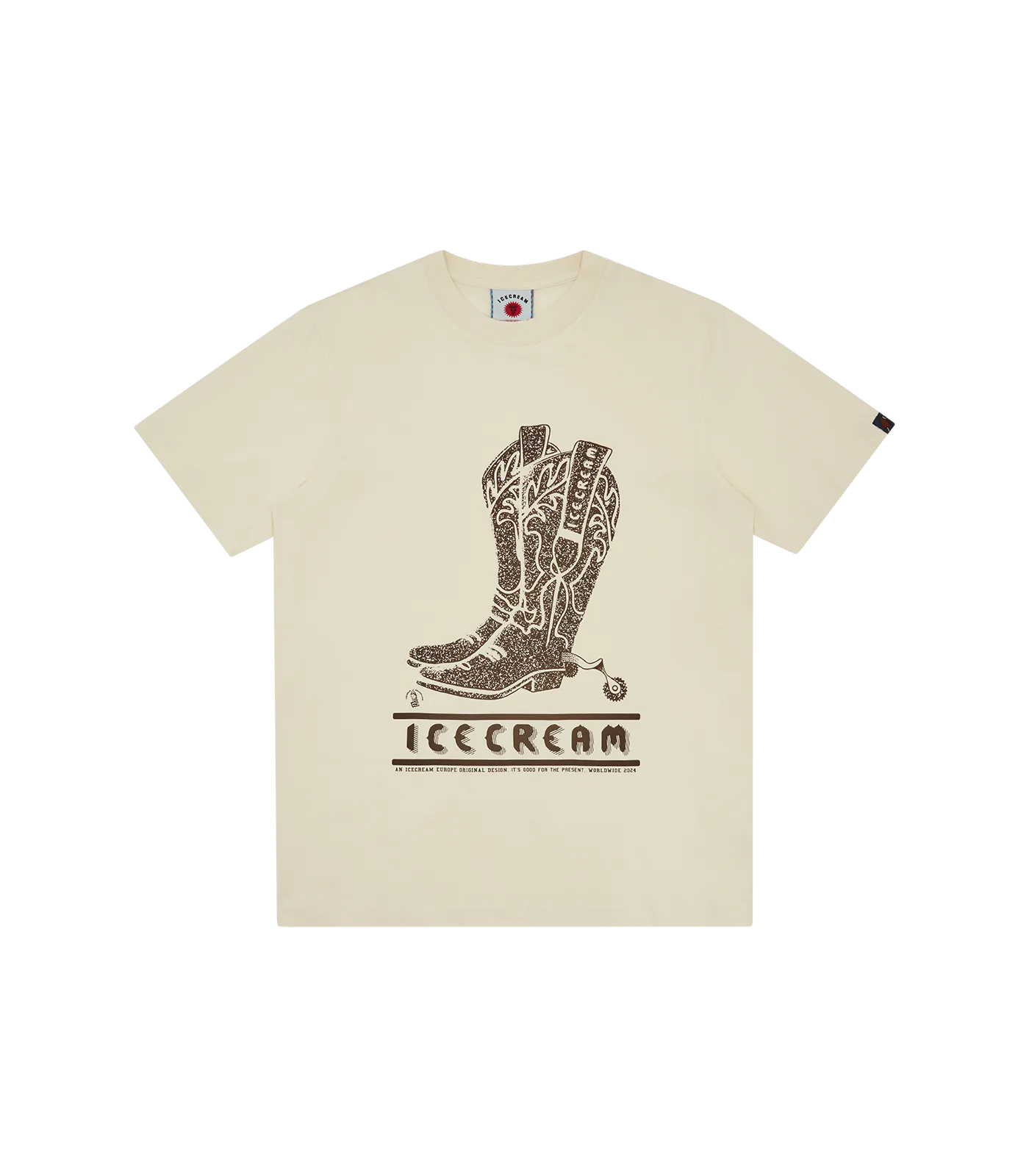 BOOTS T-SHIRT - CREAM