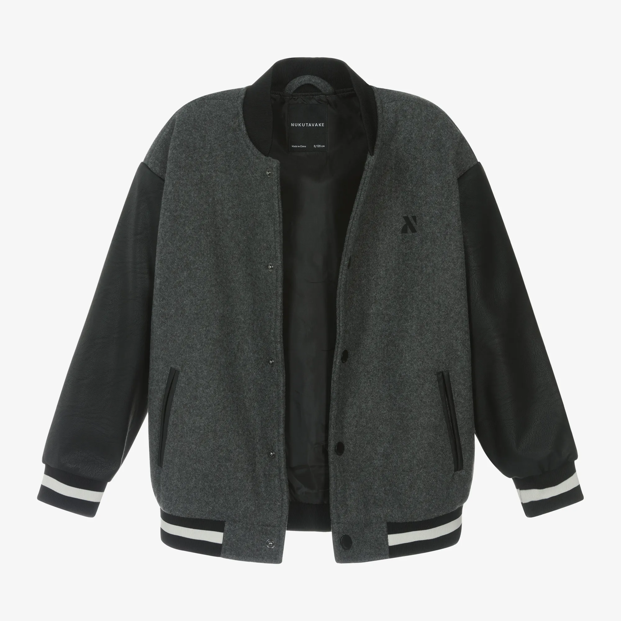 Boys Grey Bomber Jacket