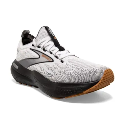 Brooks Men’s Glycerin StealthFit 21 Athletic Shoes-White/Grey/Black