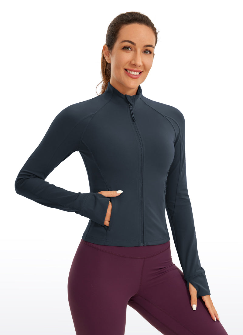 Butterluxe Waist-Length Full Zip Jackets