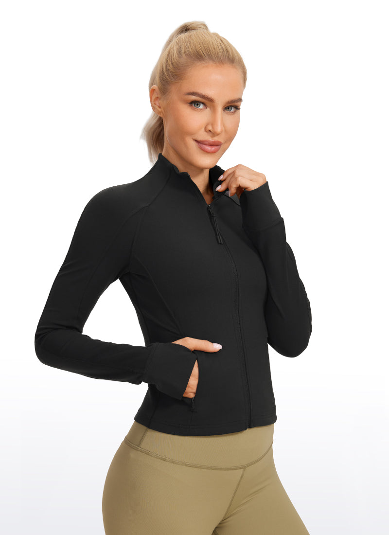 Butterluxe Waist-Length Full Zip Jackets