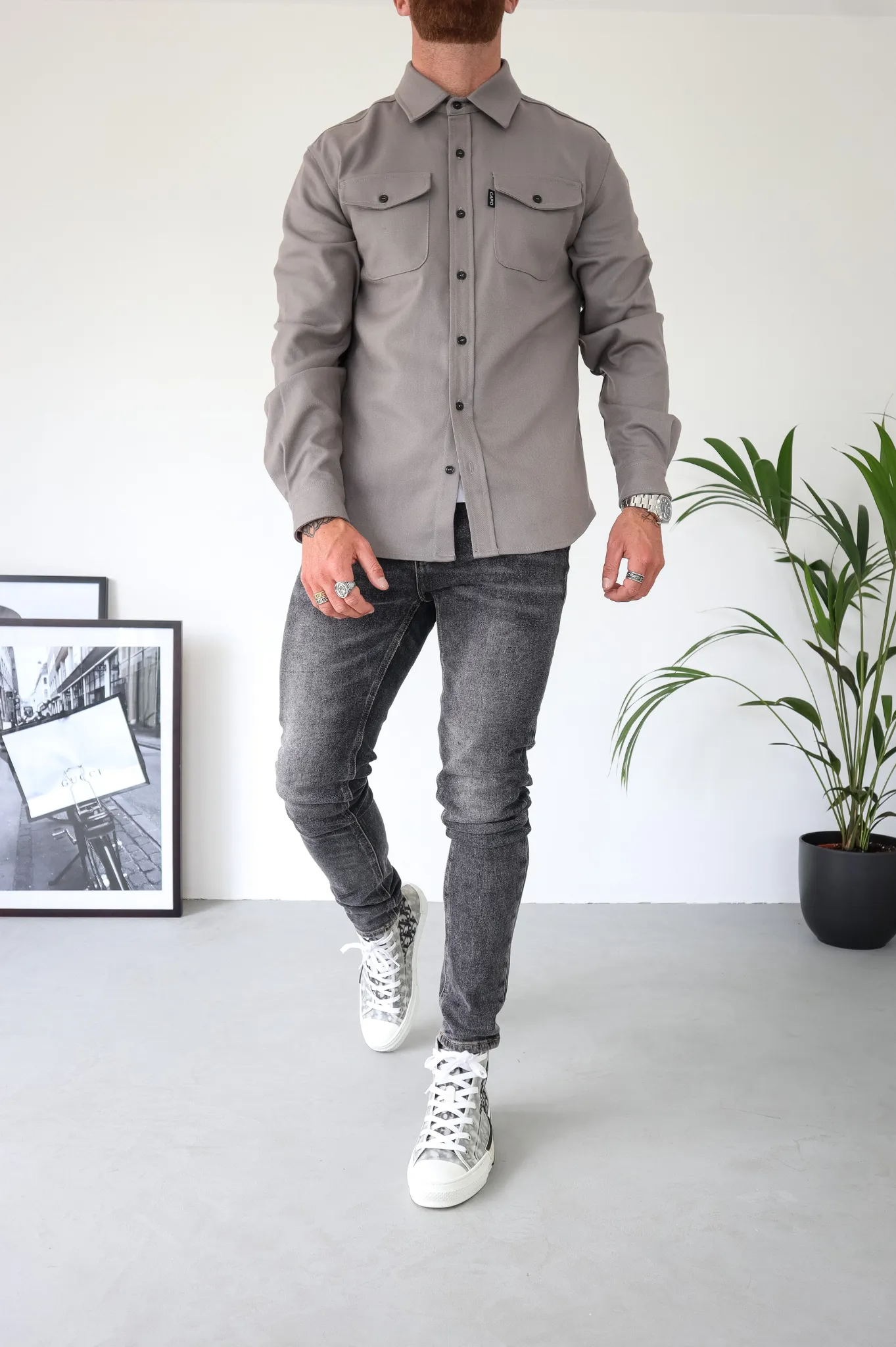 Capo OVERSHIRT - Light Grey