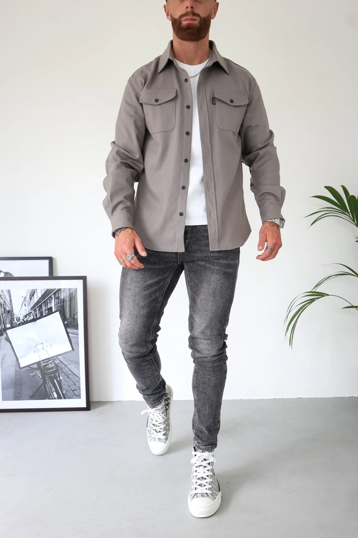 Capo OVERSHIRT - Light Grey