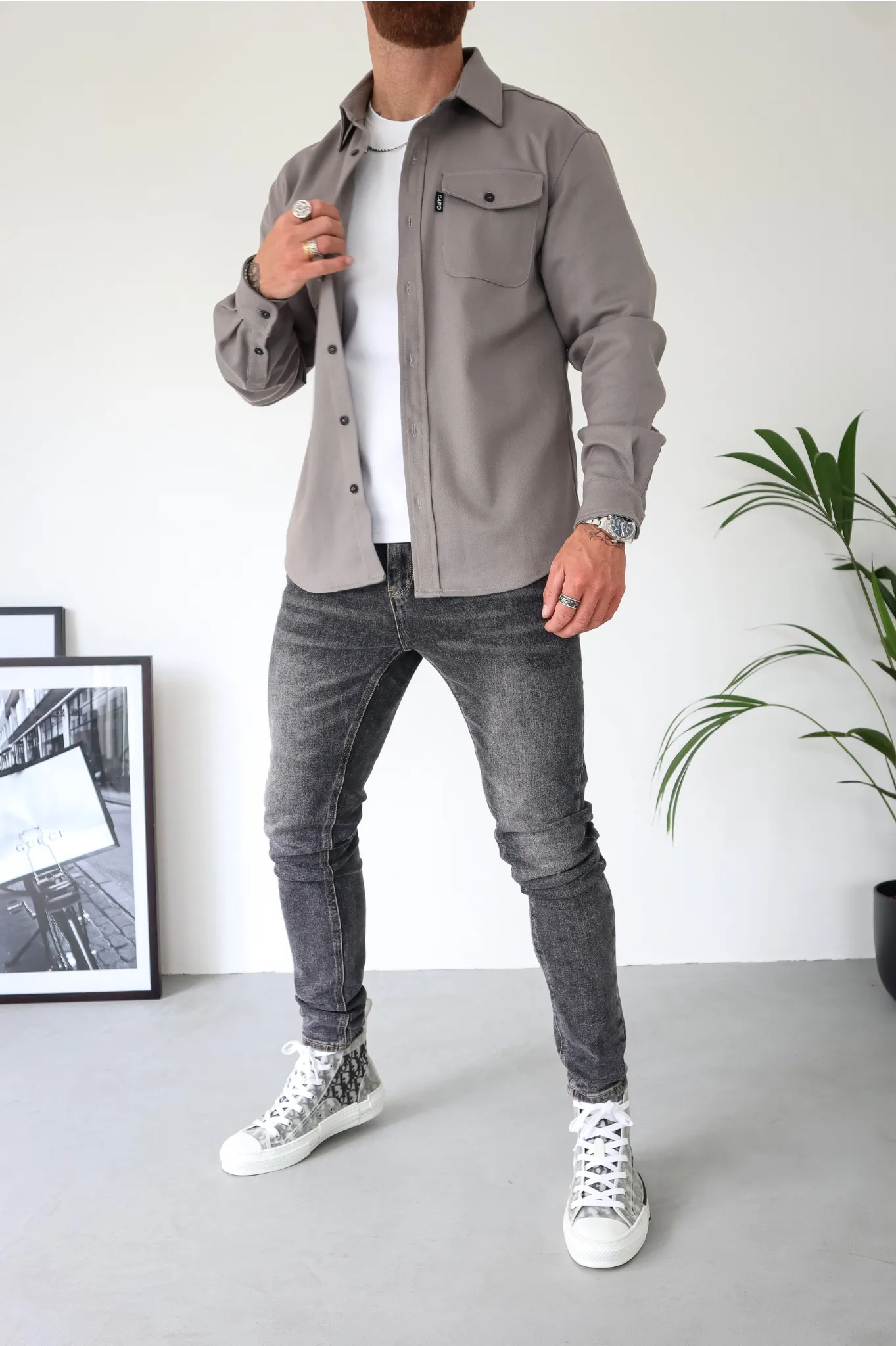 Capo OVERSHIRT - Light Grey