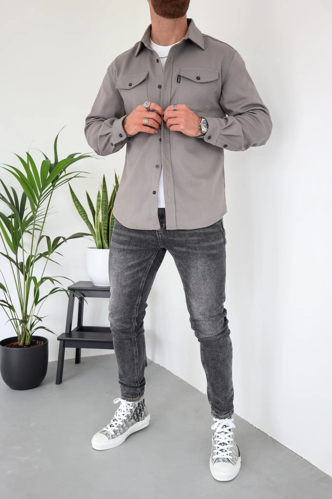 Capo OVERSHIRT - Light Grey