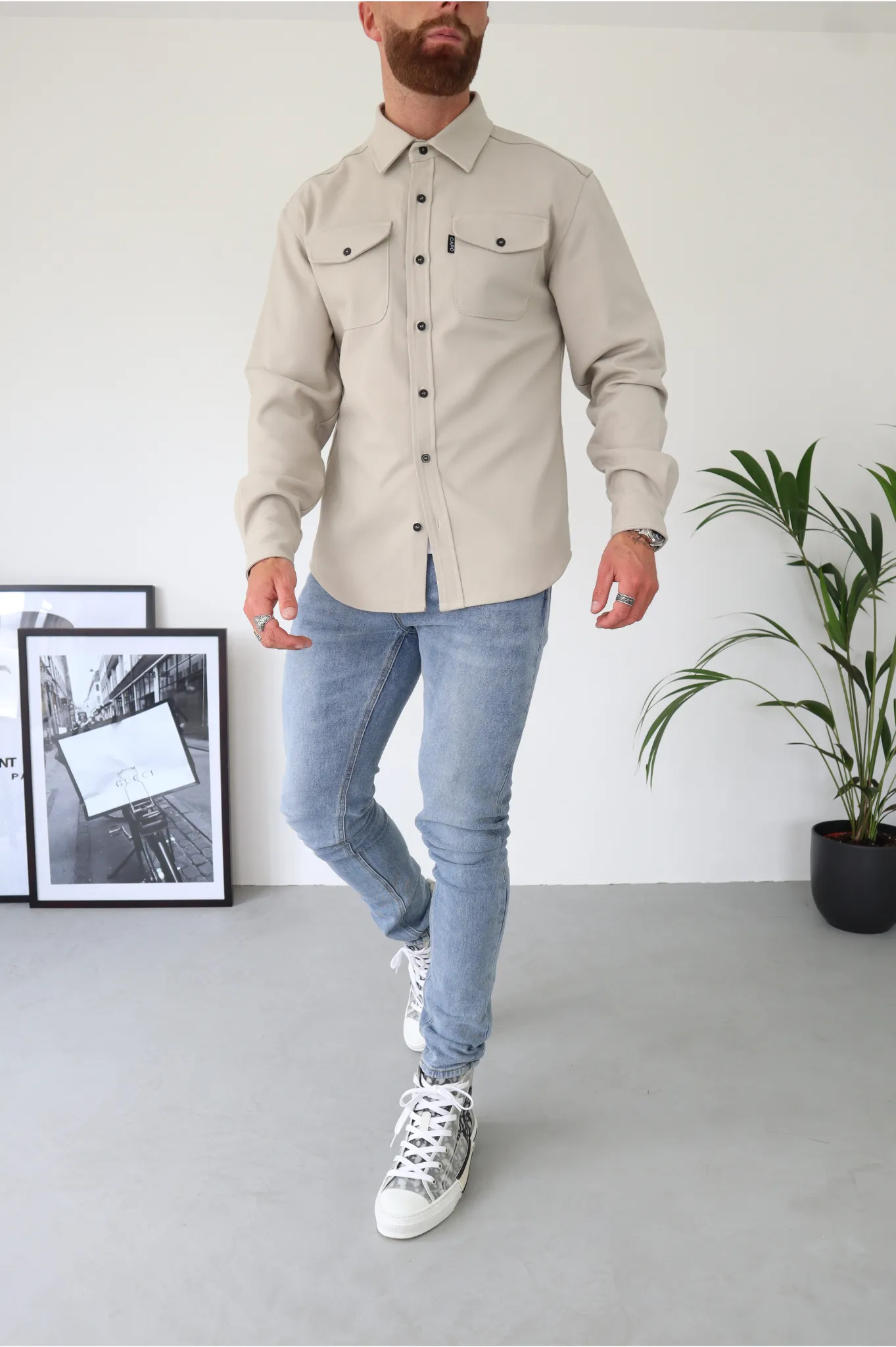 Capo OVERSHIRT - Light Stone