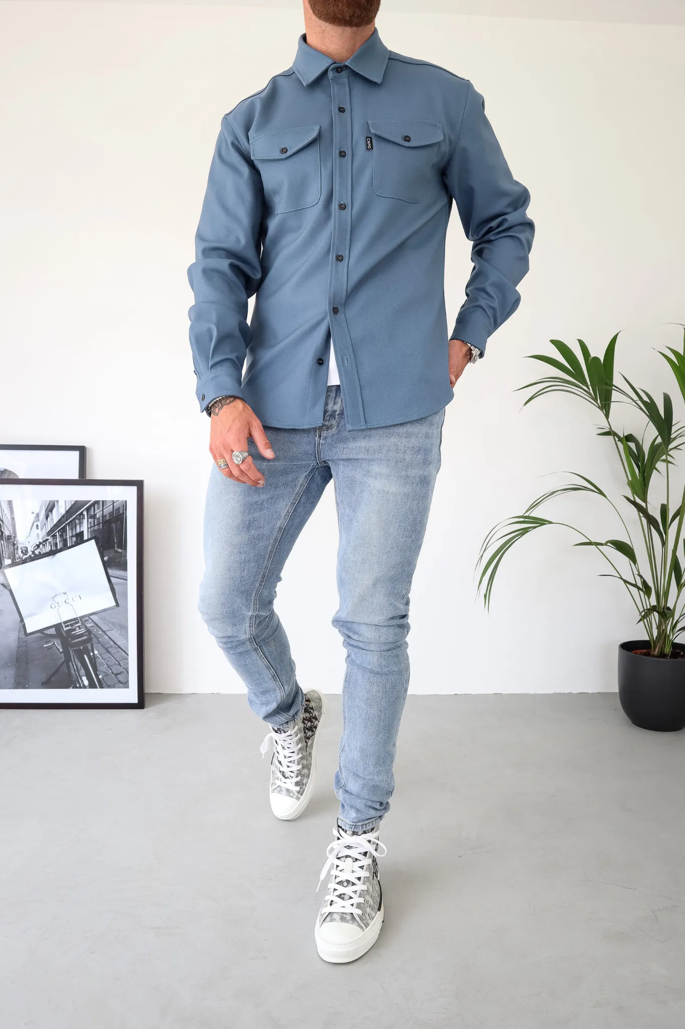 Capo OVERSHIRT - Steel Blue