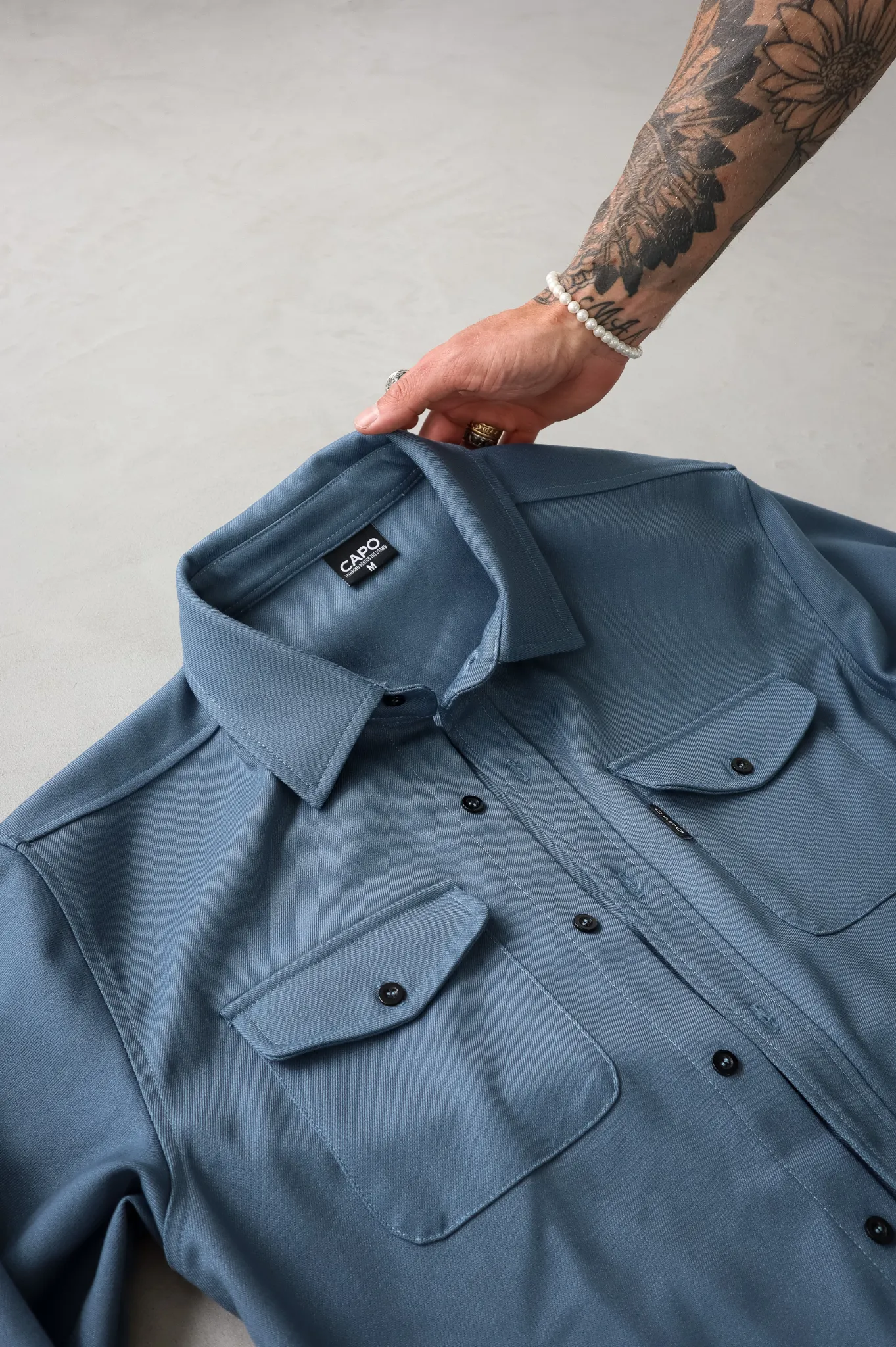 Capo OVERSHIRT - Steel Blue