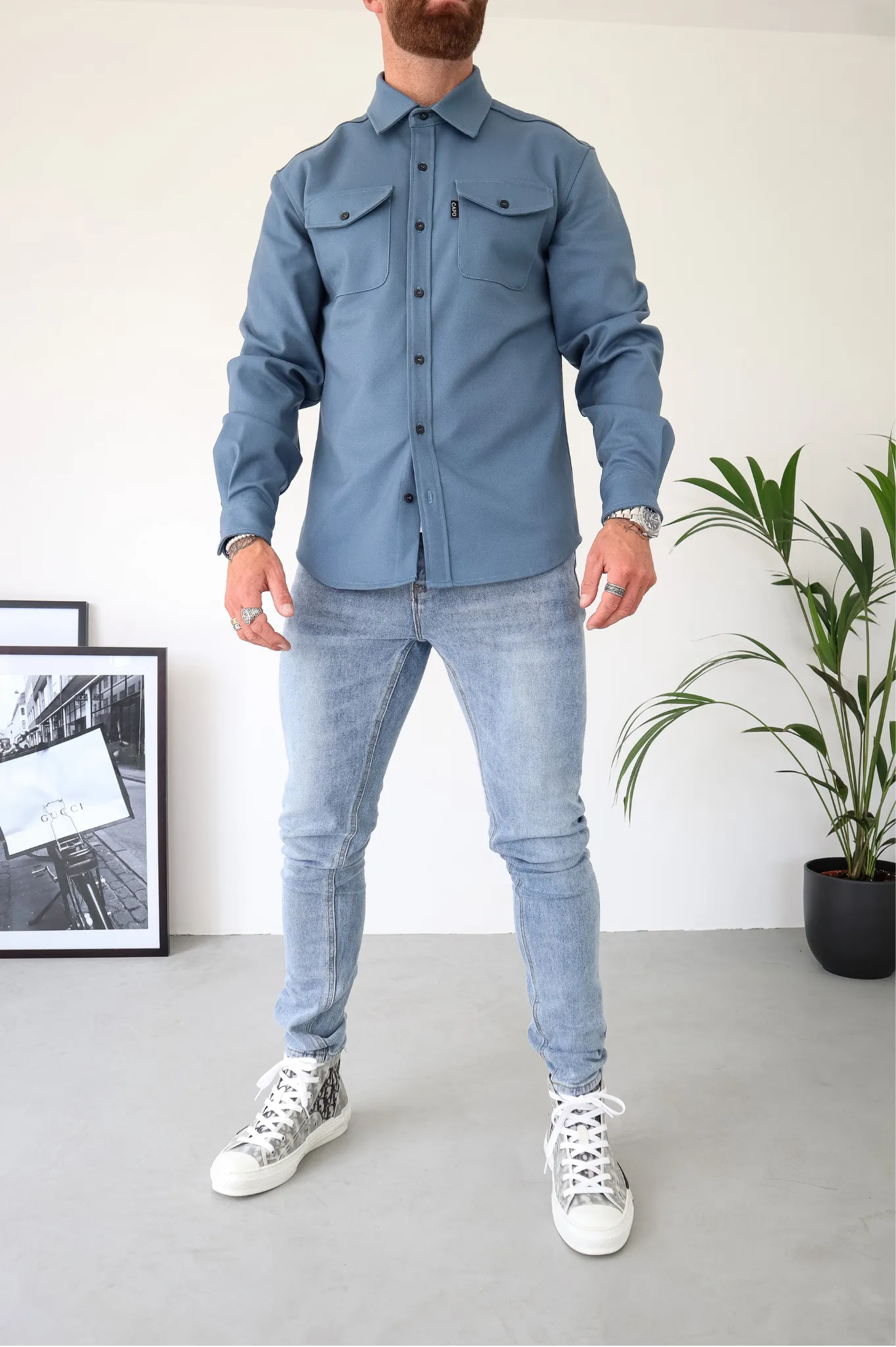 Capo OVERSHIRT - Steel Blue