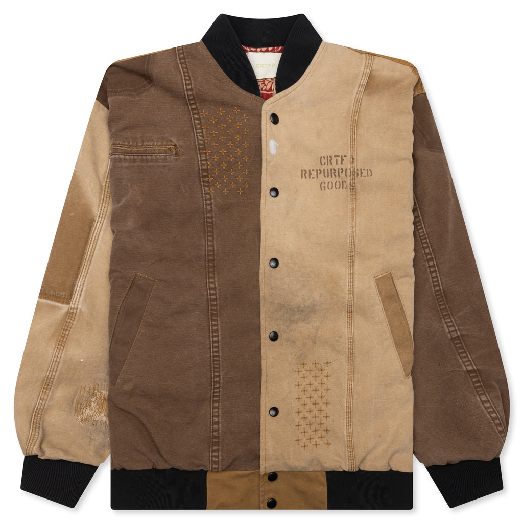 Carhartt Upcycled Bomber Jacket - Beige