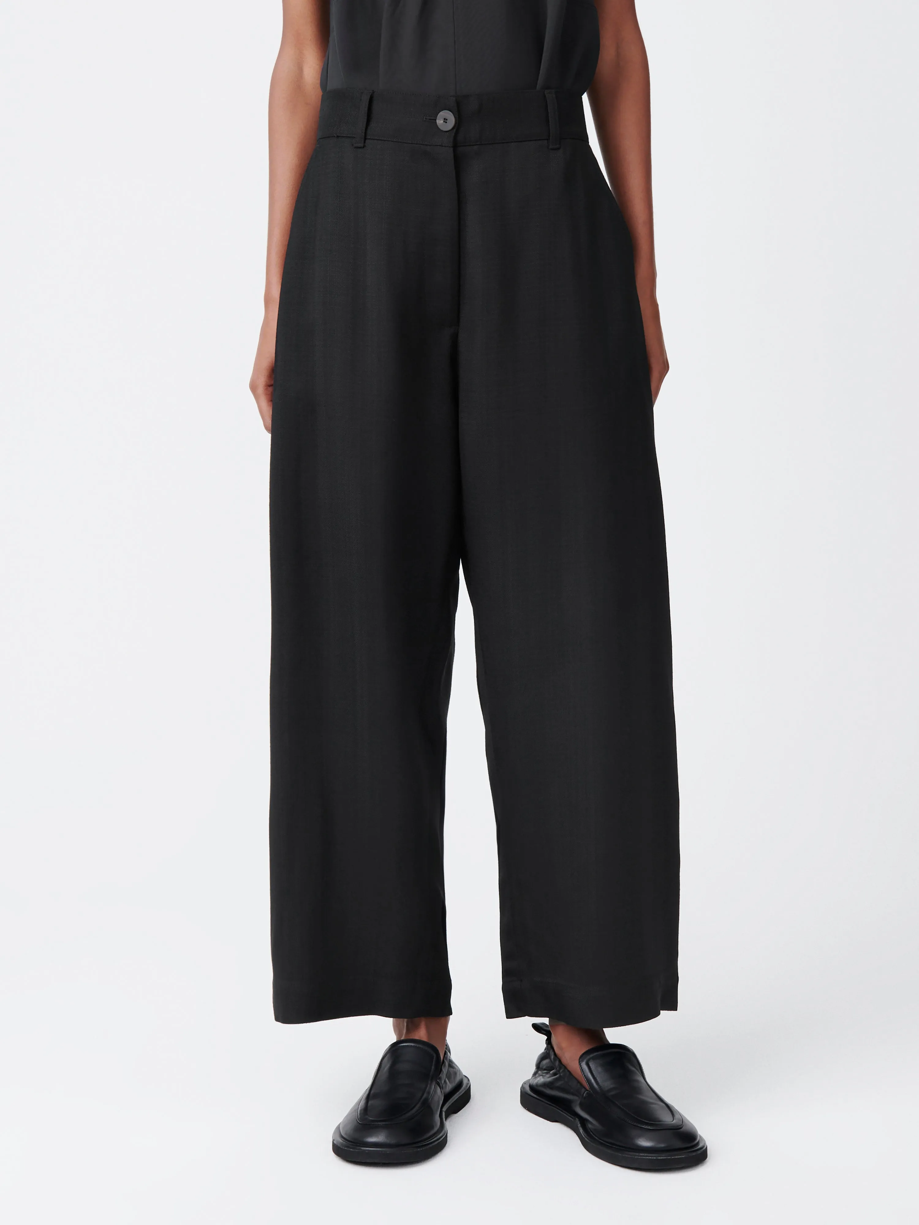 Chalco Basket Weave Pant in Black