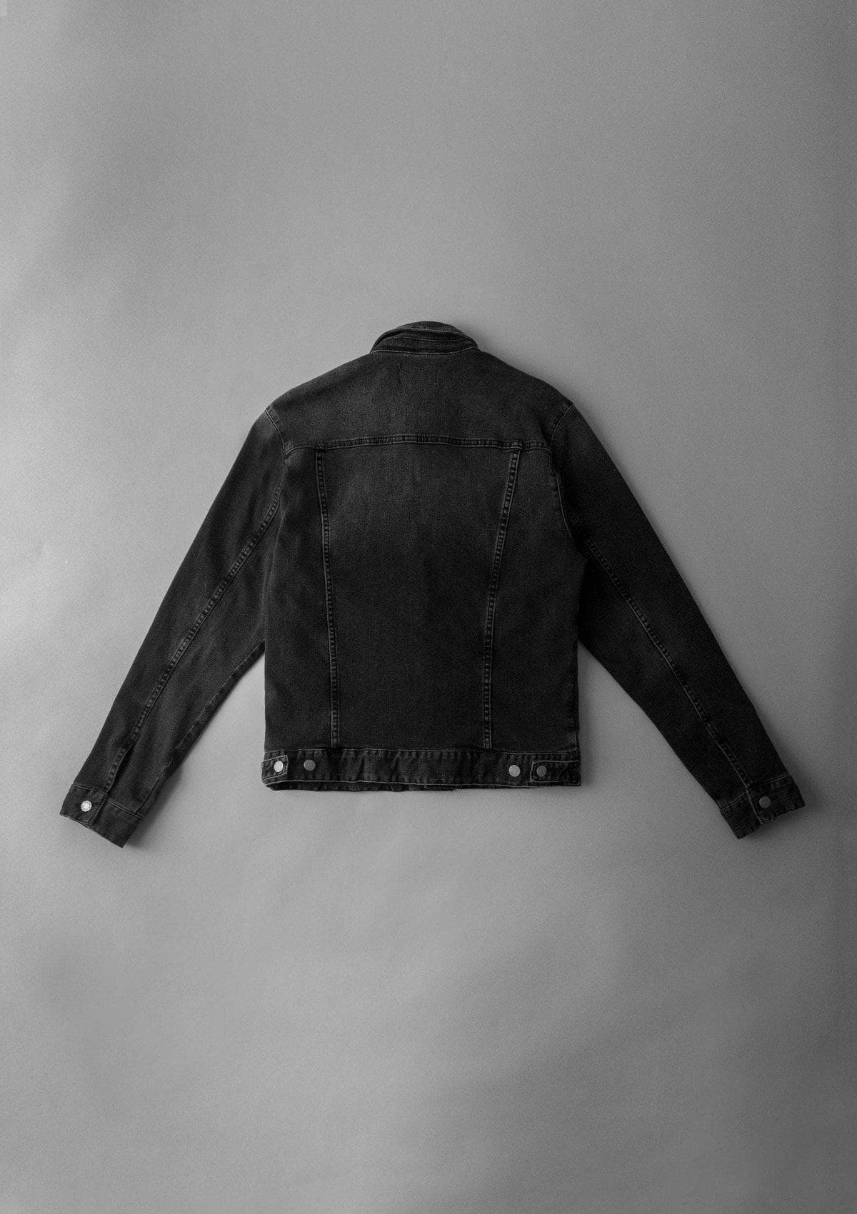 Chamarra Denim Jacket Washed Black