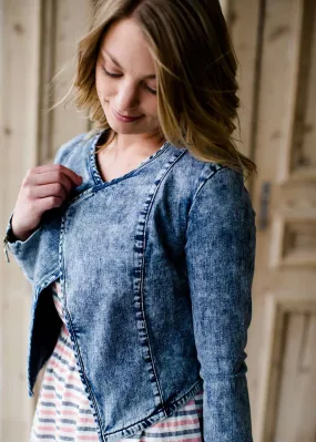 Classic Cropped Denim Jacket