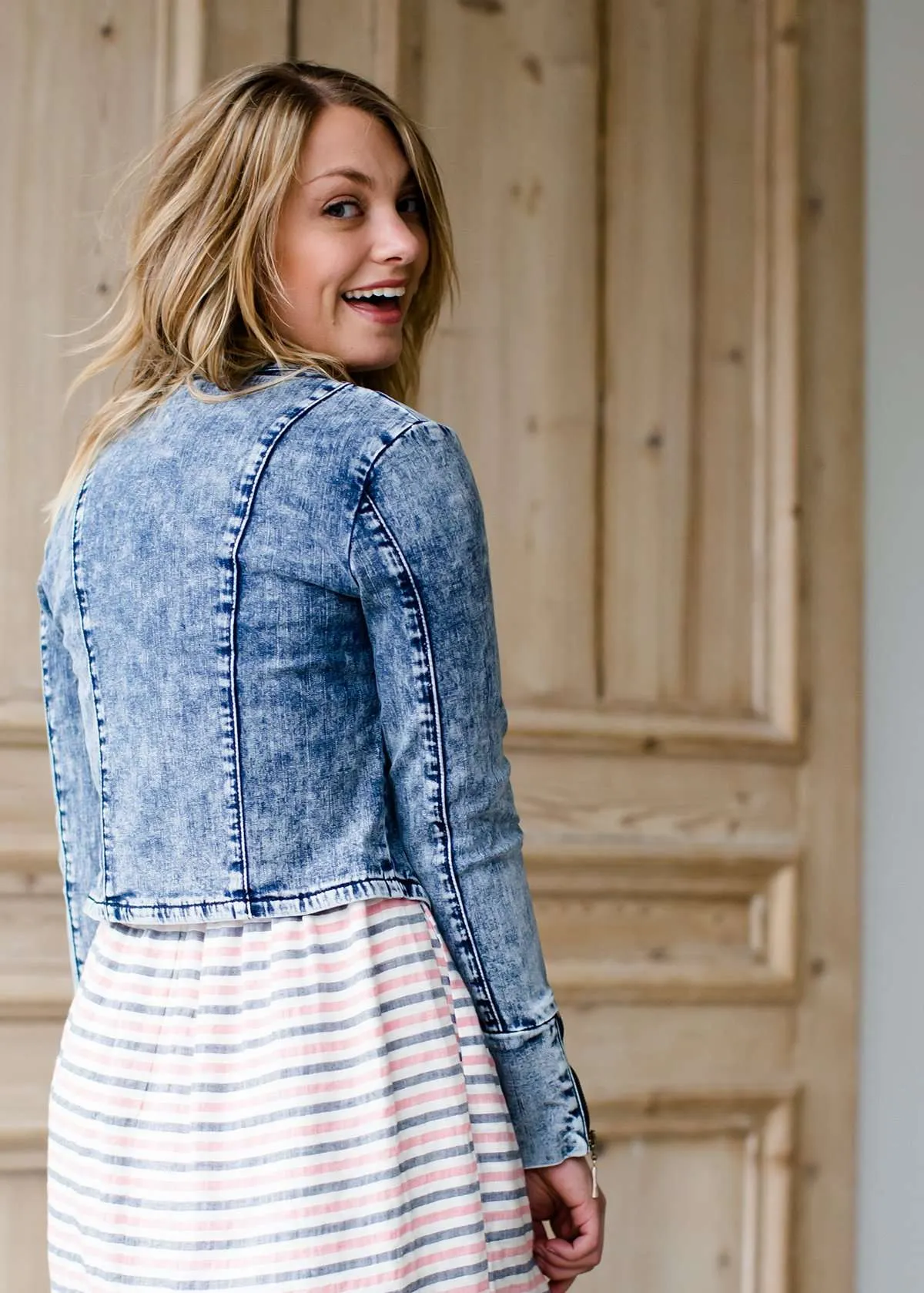 Classic Cropped Denim Jacket