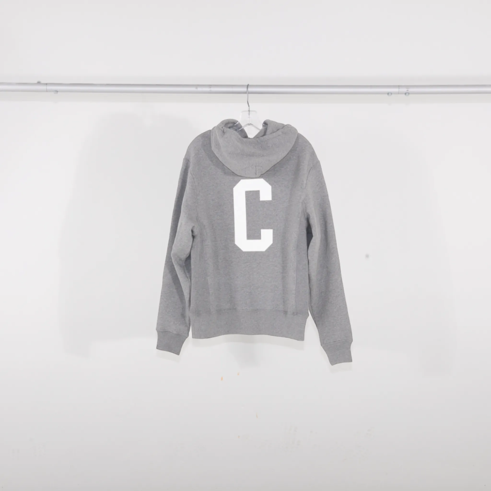 Classic HEAVY Pull Over Hooded Sweatshirt : GREY