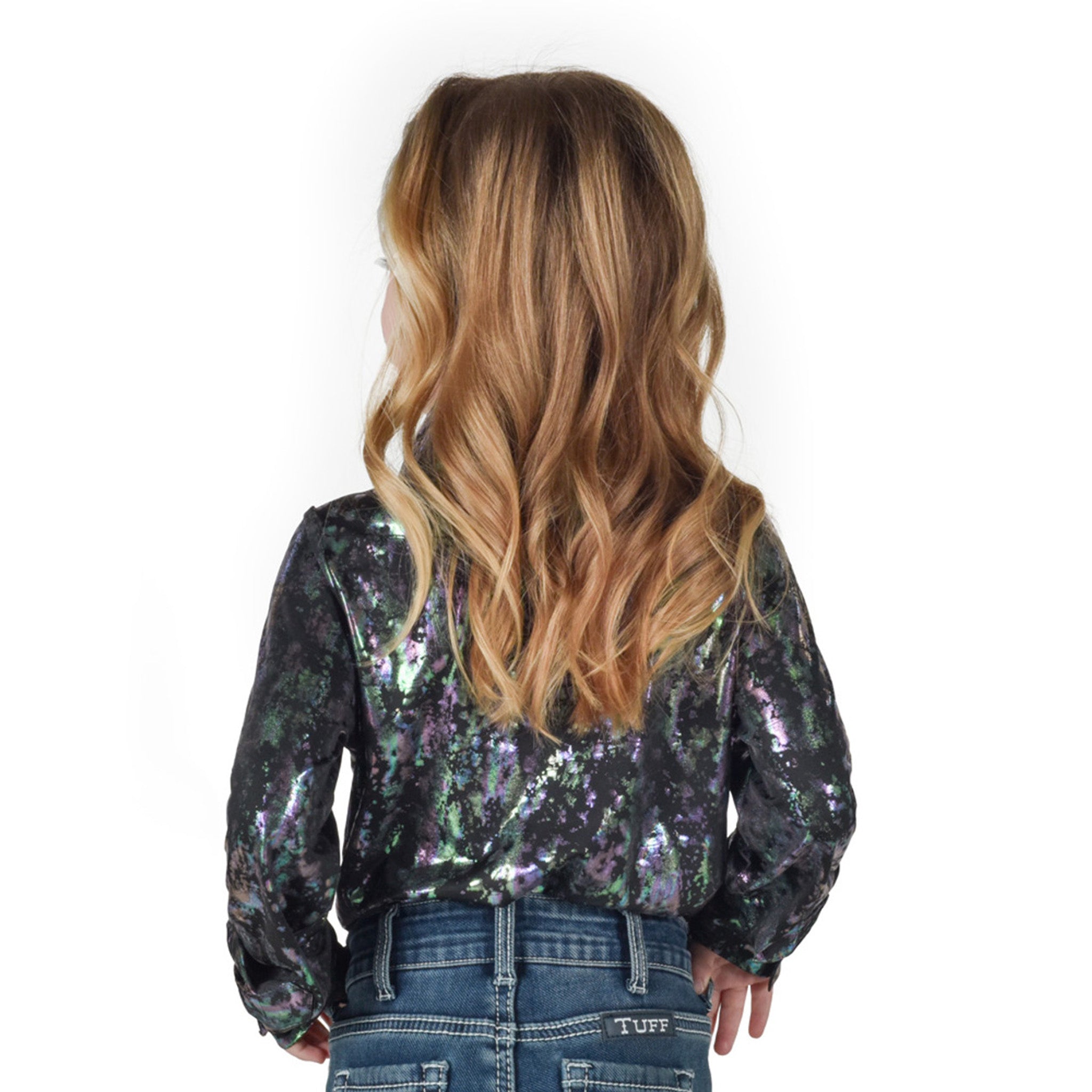 Cowgirl Tuff Splatter Print Pullover