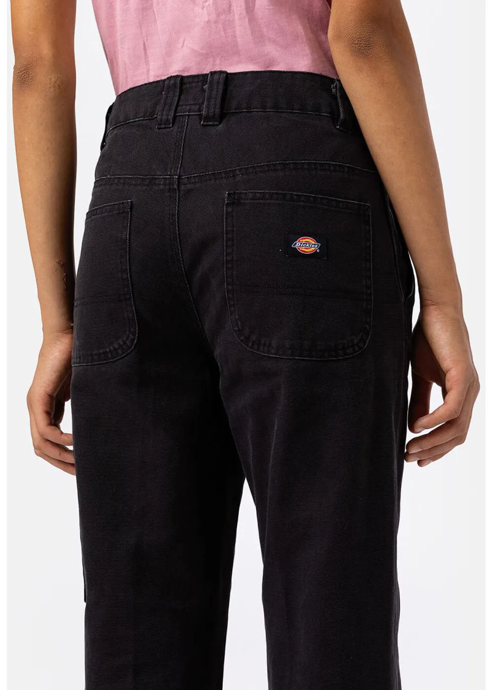 Dickies Ladies Duck Canvas Pants Stonewash Black