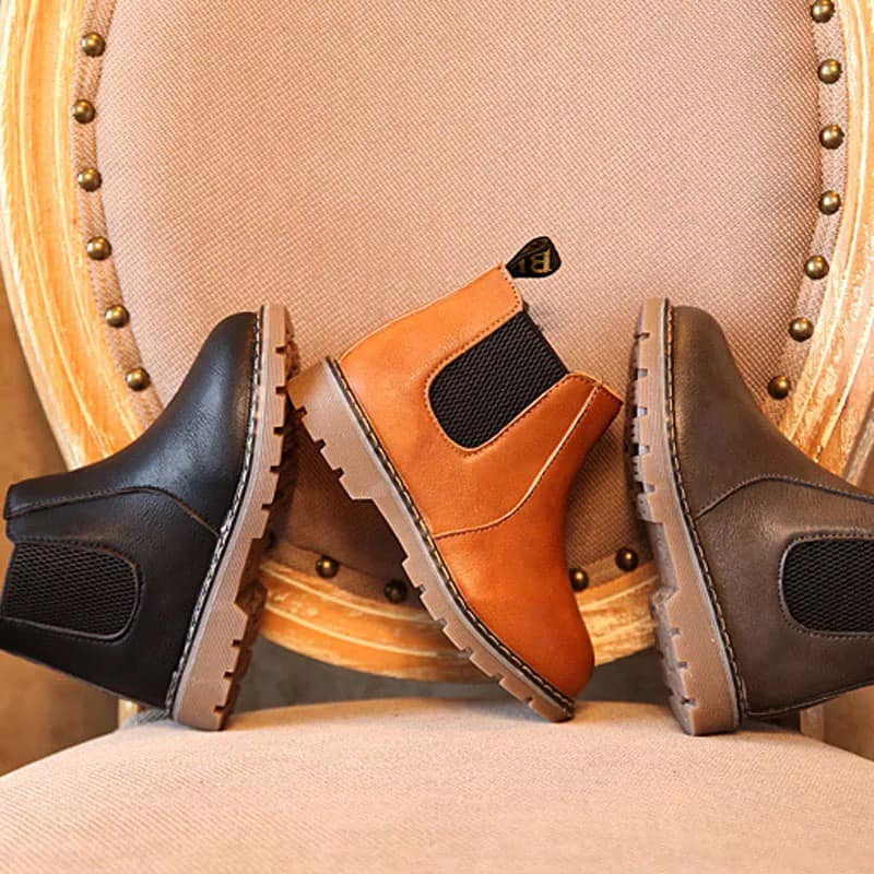 DOMINIC CHELSEA BOOTS | COGNAC